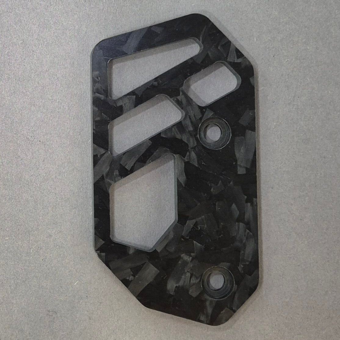 REAR BRAKE COVER | CARBON