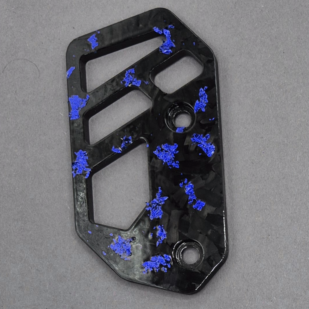 REAR BRAKE COVER | CARBON