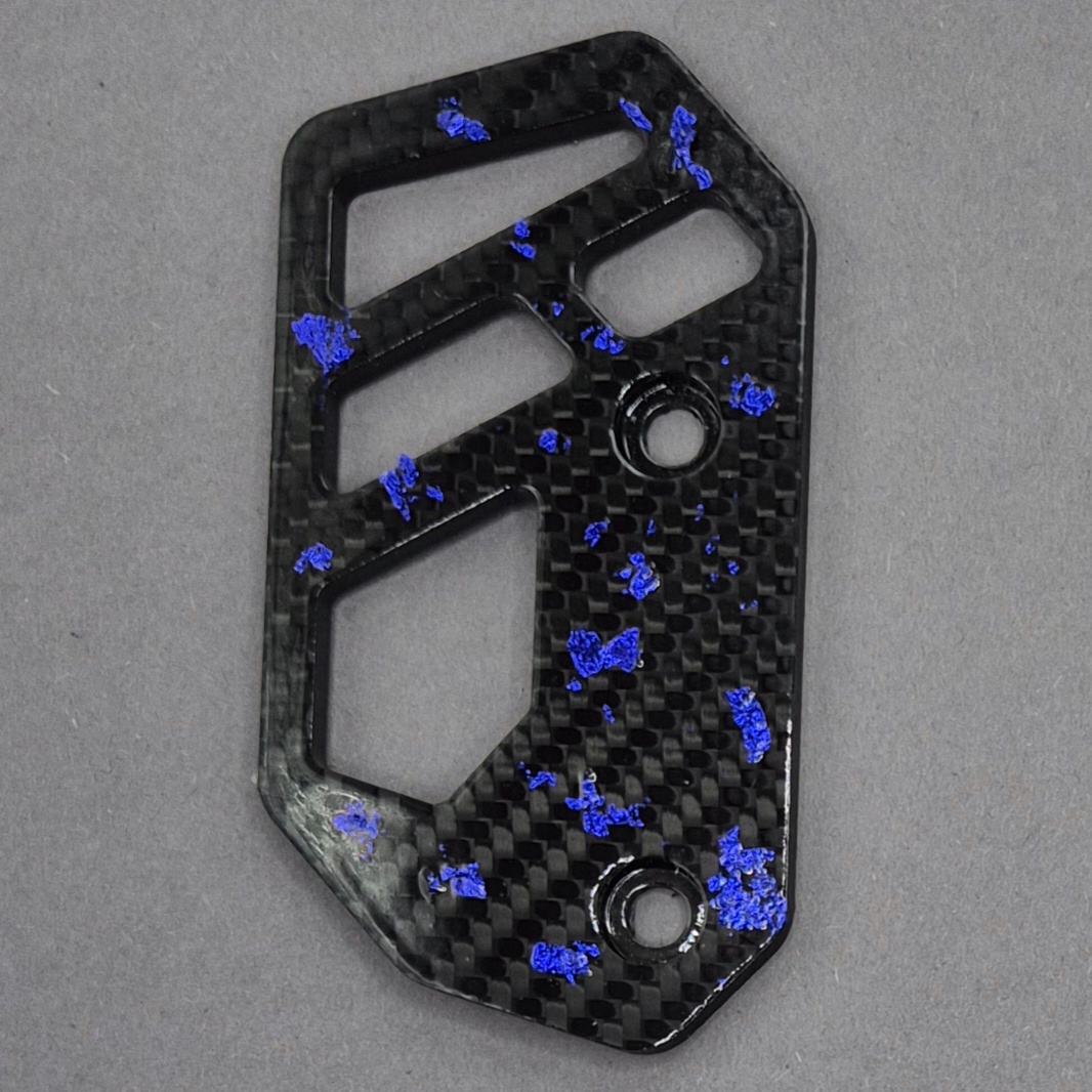 REAR BRAKE COVER | CARBON
