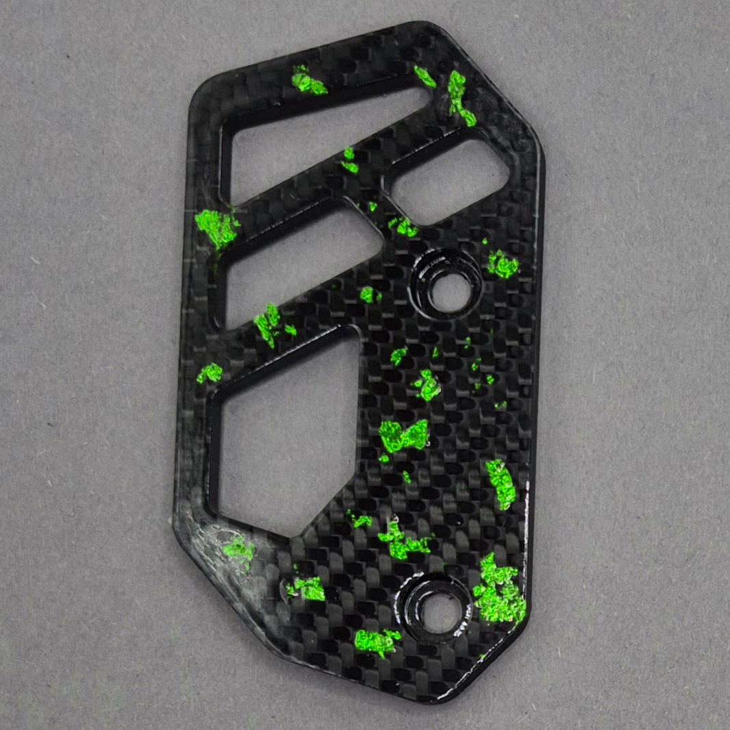 REAR BRAKE COVER | CARBON