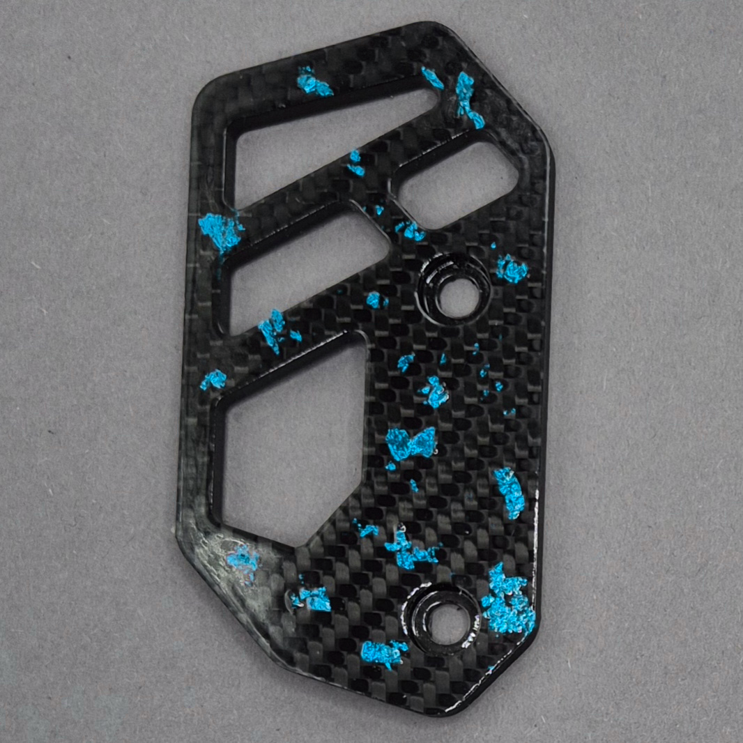 REAR BRAKE COVER | CARBON