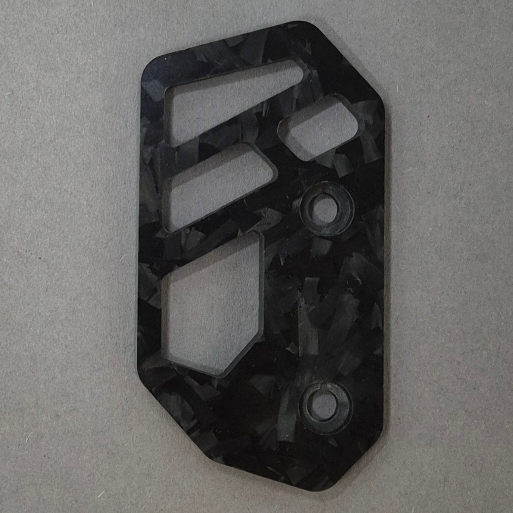 REAR BRAKE COVER | CARBON