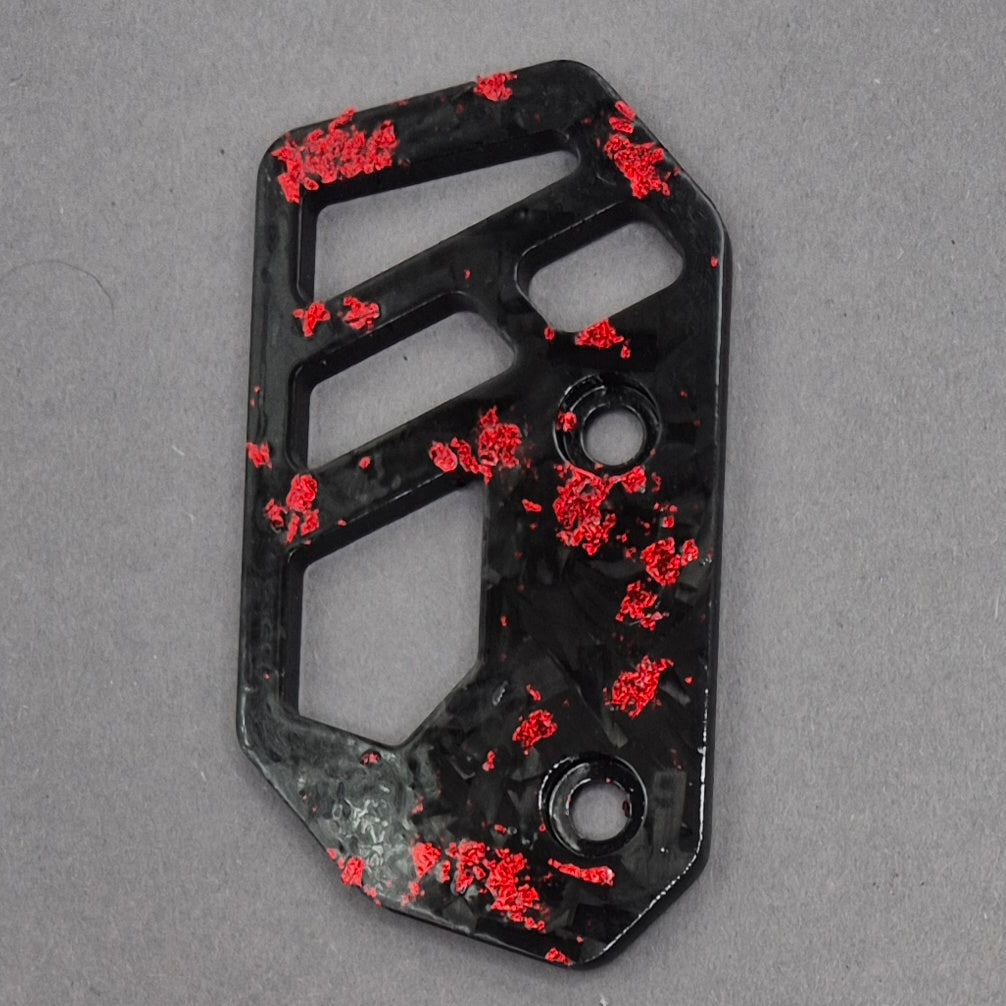 REAR BRAKE COVER | CARBON
