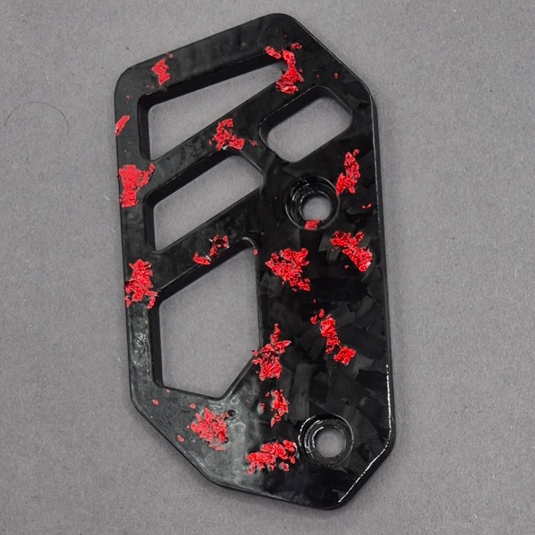 REAR BRAKE COVER | CARBON