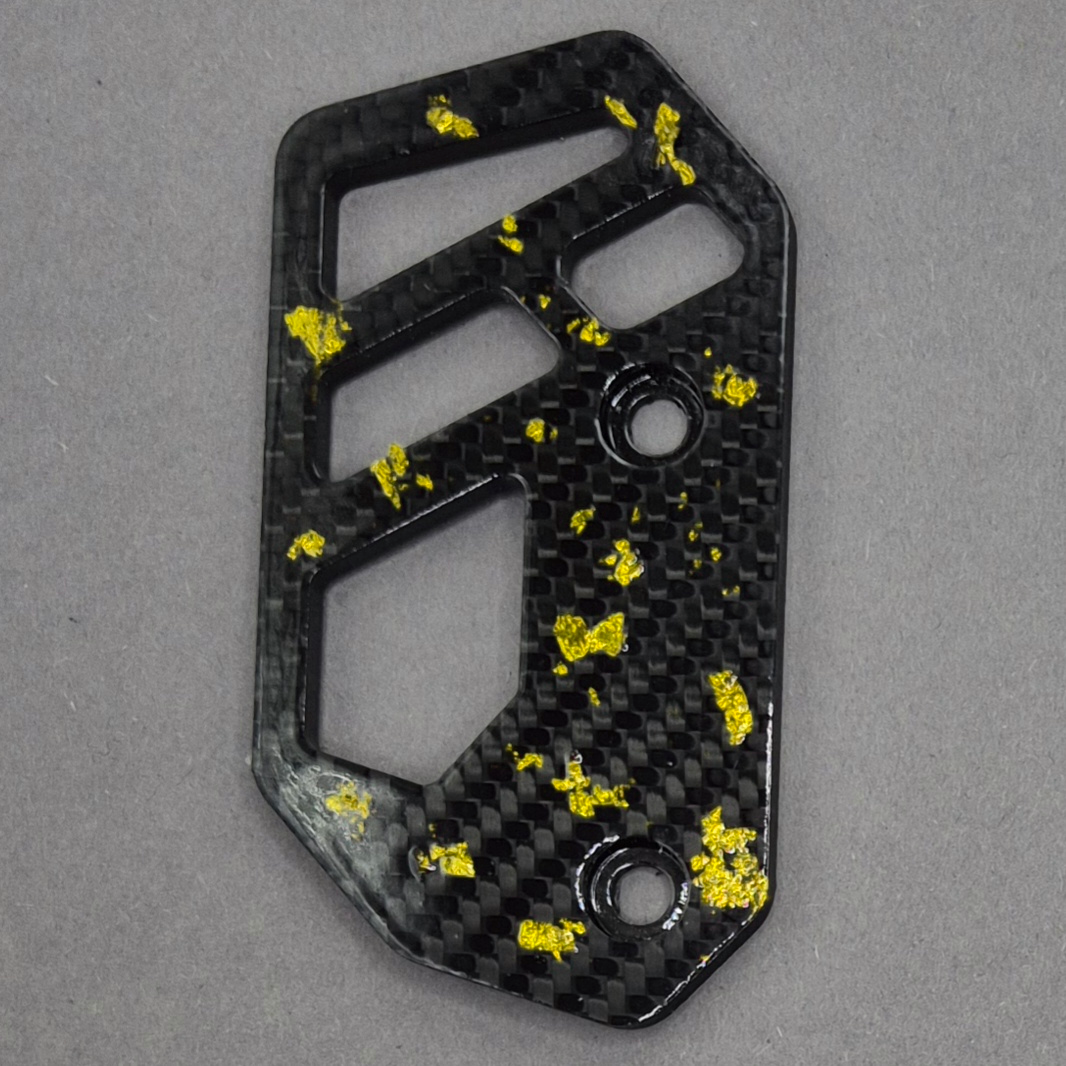 REAR BRAKE COVER | CARBON