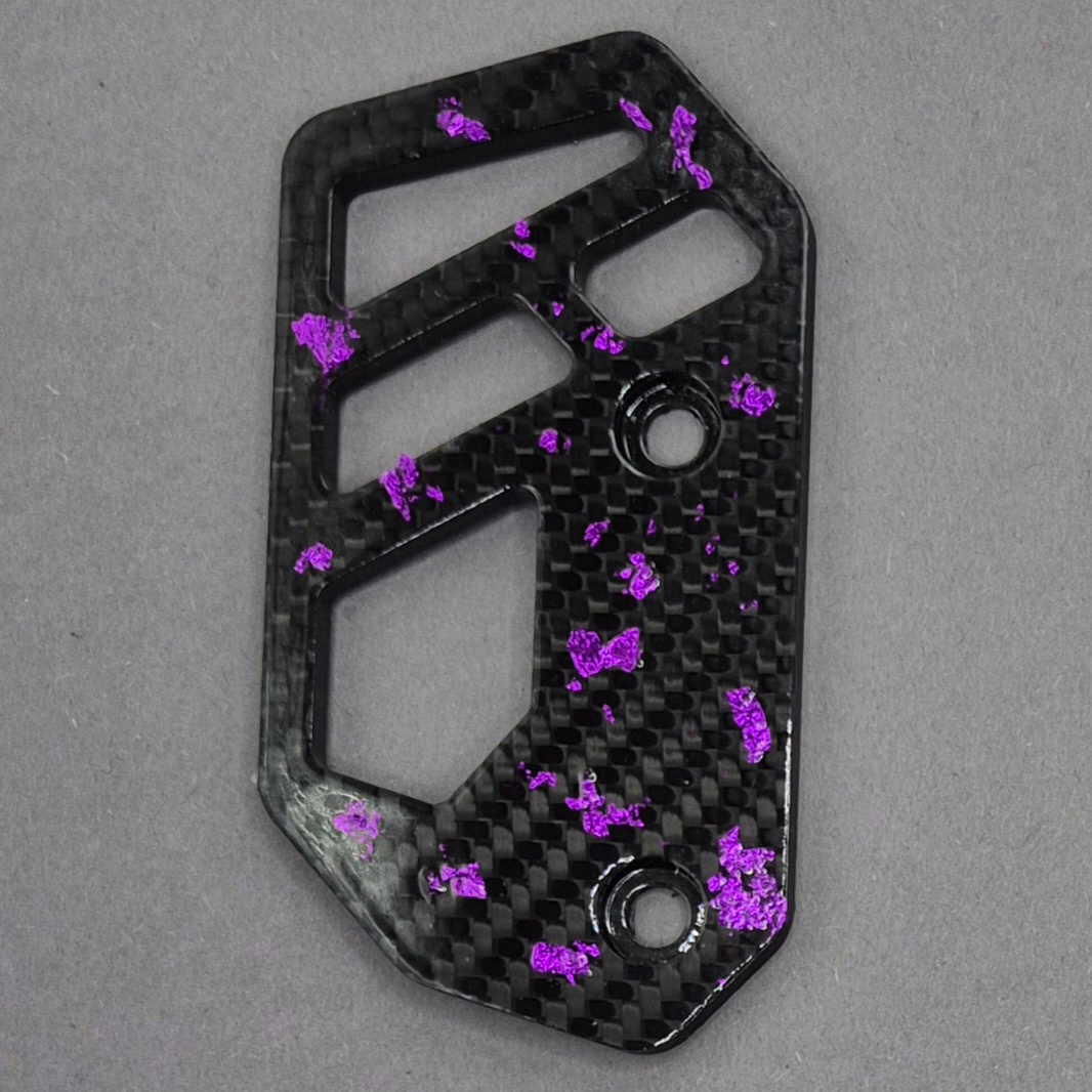 REAR BRAKE COVER | CARBON
