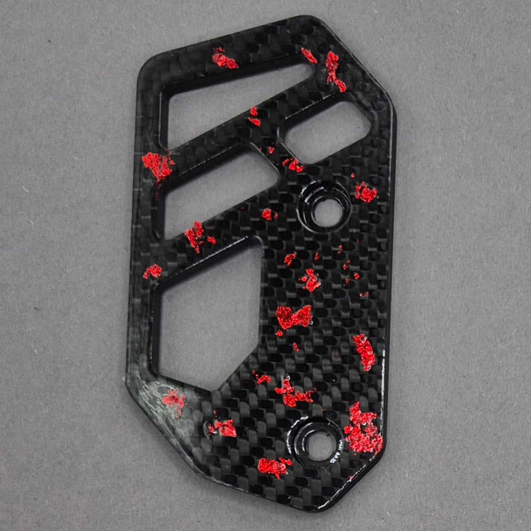 REAR BRAKE COVER | CARBON