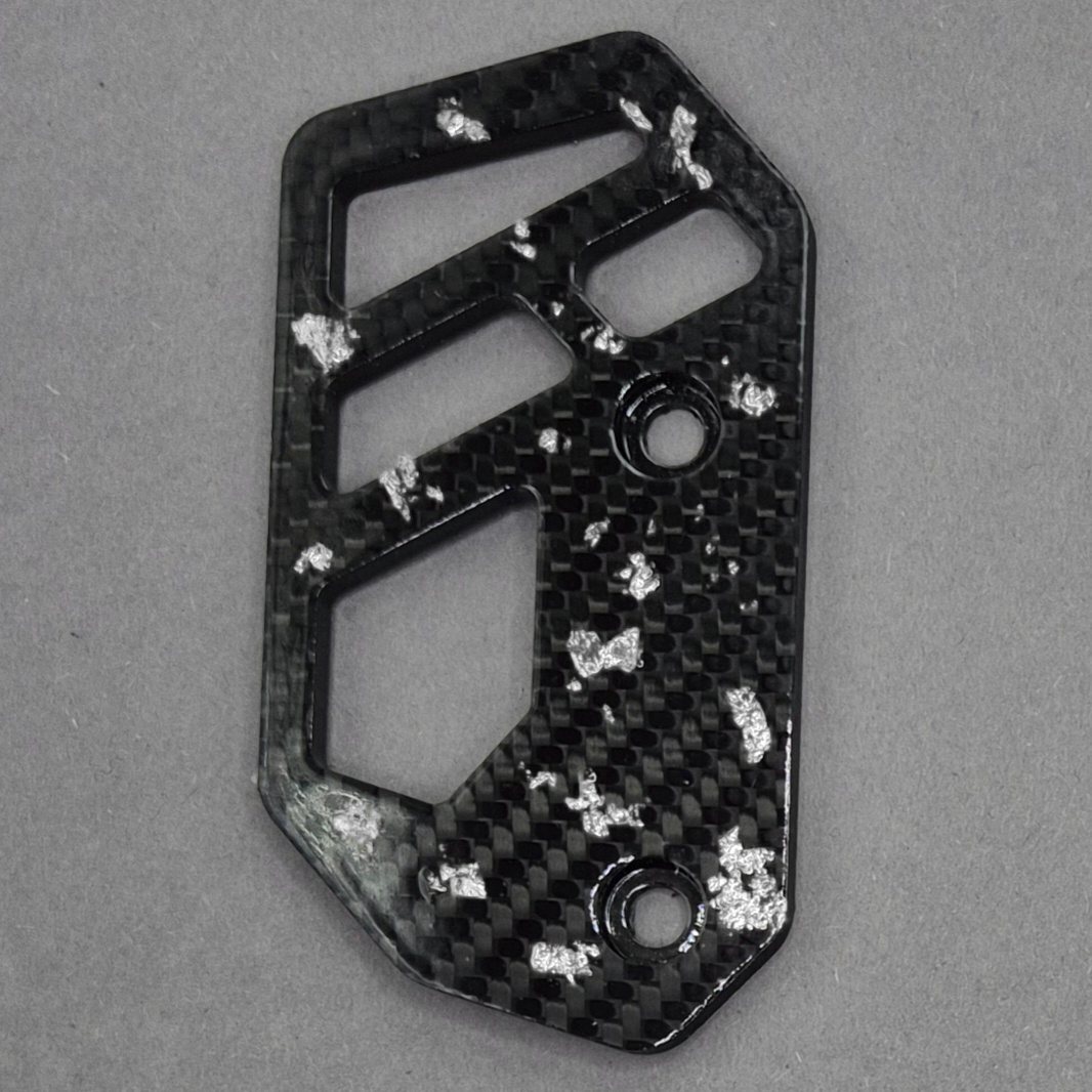 REAR BRAKE COVER | CARBON